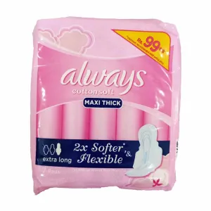 Always Cotton Soft Maxi Thick Extra Long – 6 Pads