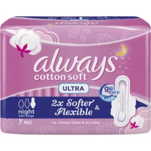 Always Soft Large Wings Sanitary Pads 7 PC