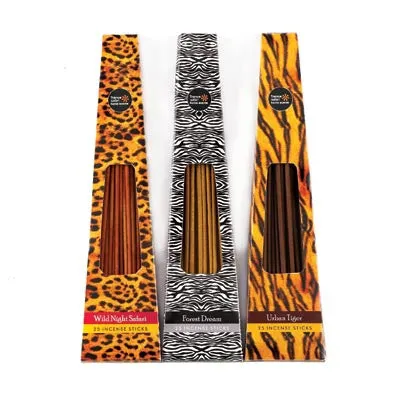 Animal Print Incense Trio