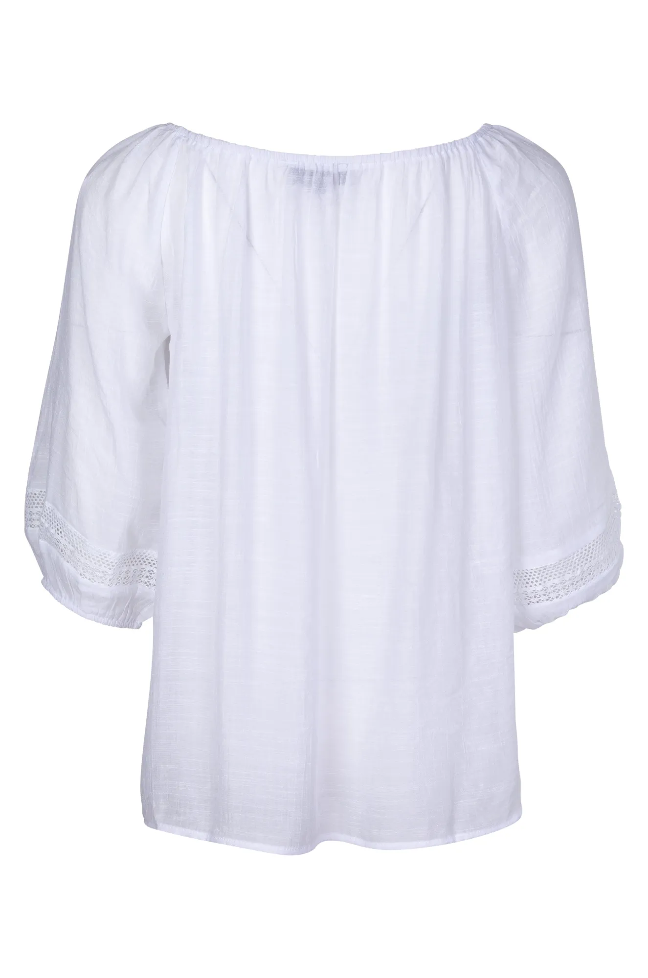 Bardot inspired Top | WHITE | 8826A1