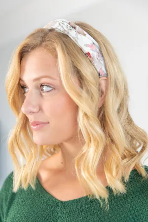 Beauty Is Here White Floral Headband