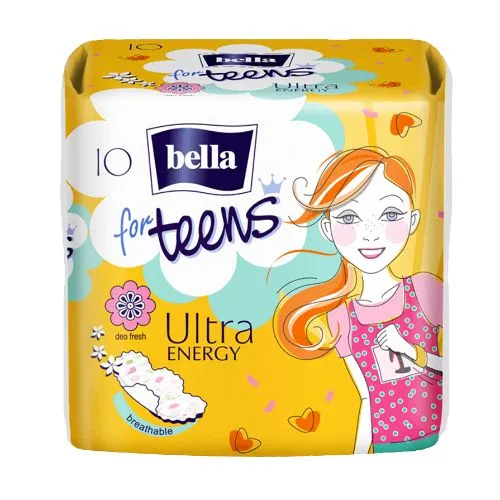Bella Teens Ultra Energy Sanitary Pads 10 PC