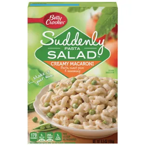 Betty Crocker Suddenly Pasta Salad Creamy Macaroni, 6.5 oz