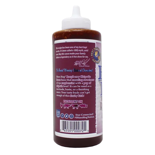 Blues Hog BBQ Sauce Raspberry Chipotle Squeeze Bottle (25oz)