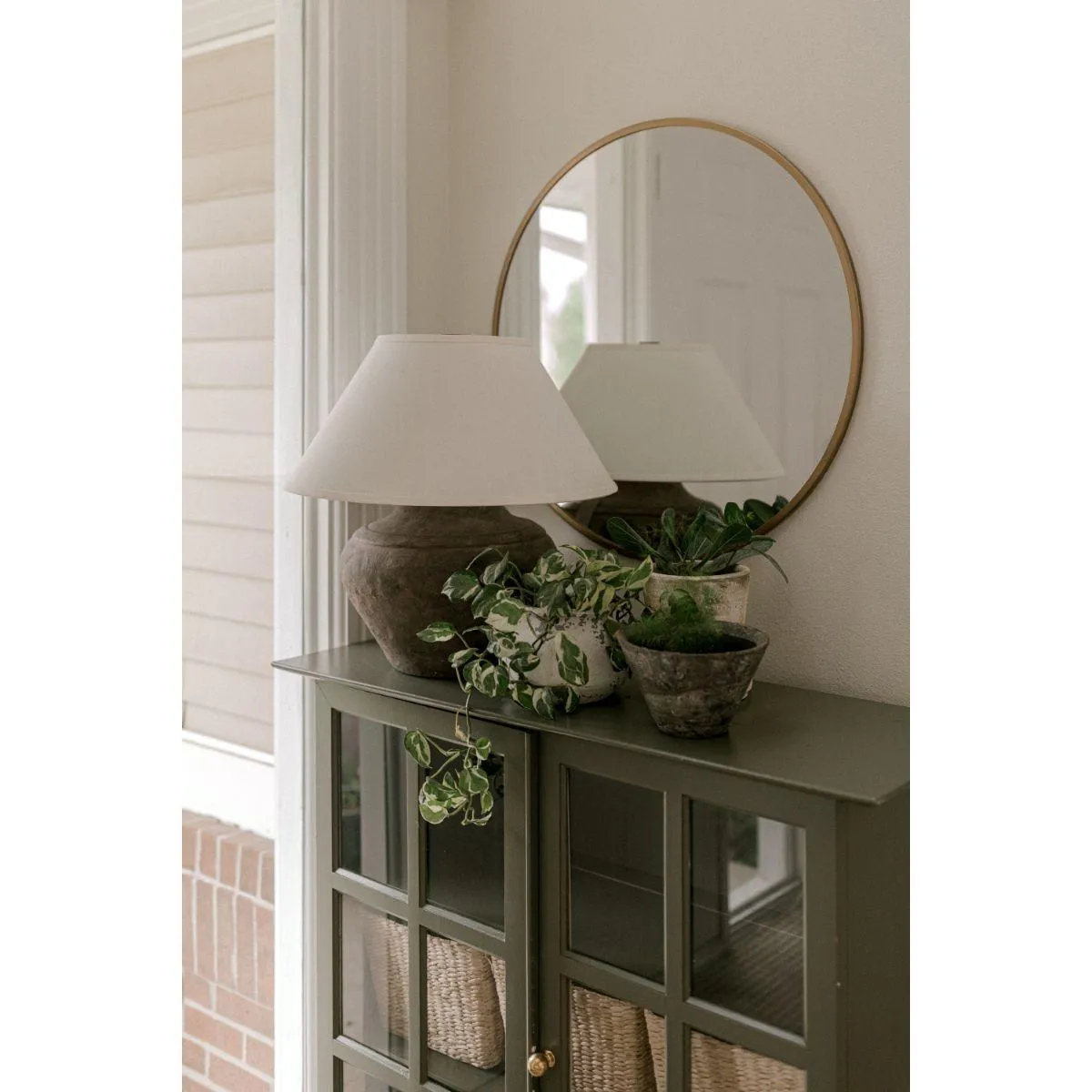 Calabria Table Lamp Rustico Finish
