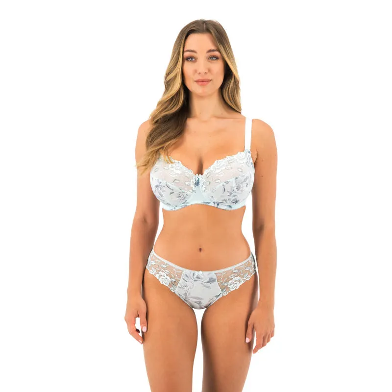 Caroline Side Support Bra Mint Floral Print - Fantasie