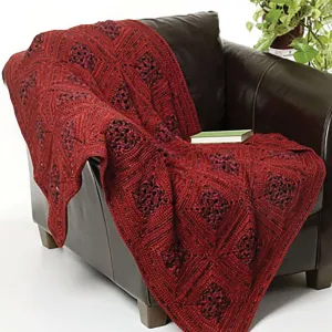 Caron Crochet Sunset Evening Throw