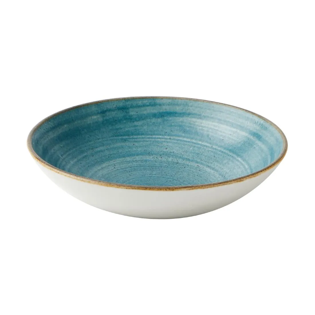 CX660 Churchill Stonecast Raw Coupe Bowls Teal 184mm (Pack of 12)