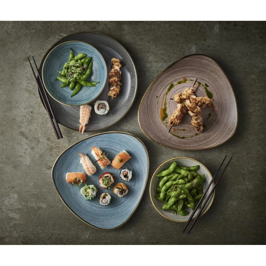 CX660 Churchill Stonecast Raw Coupe Bowls Teal 184mm (Pack of 12)