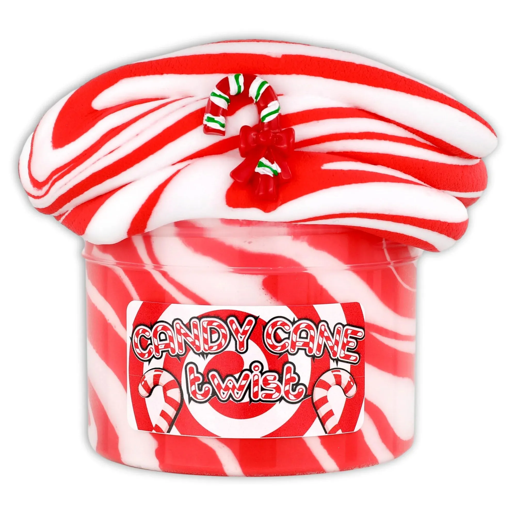 DopeSlimes Candy Cane Twist Butter Slime 8oz
