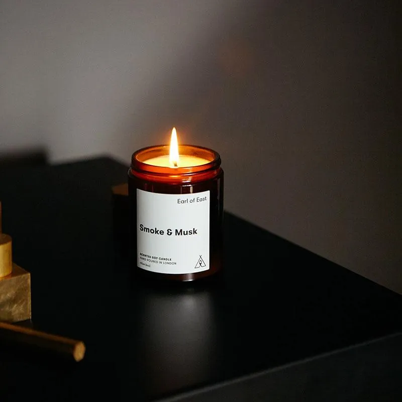 Earl of East Smoke & Musk Soy Wax Candle - 170ml
