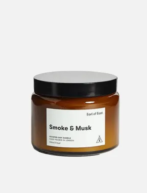Earl of East Soy Wax Candle 500ml Smoke Musk