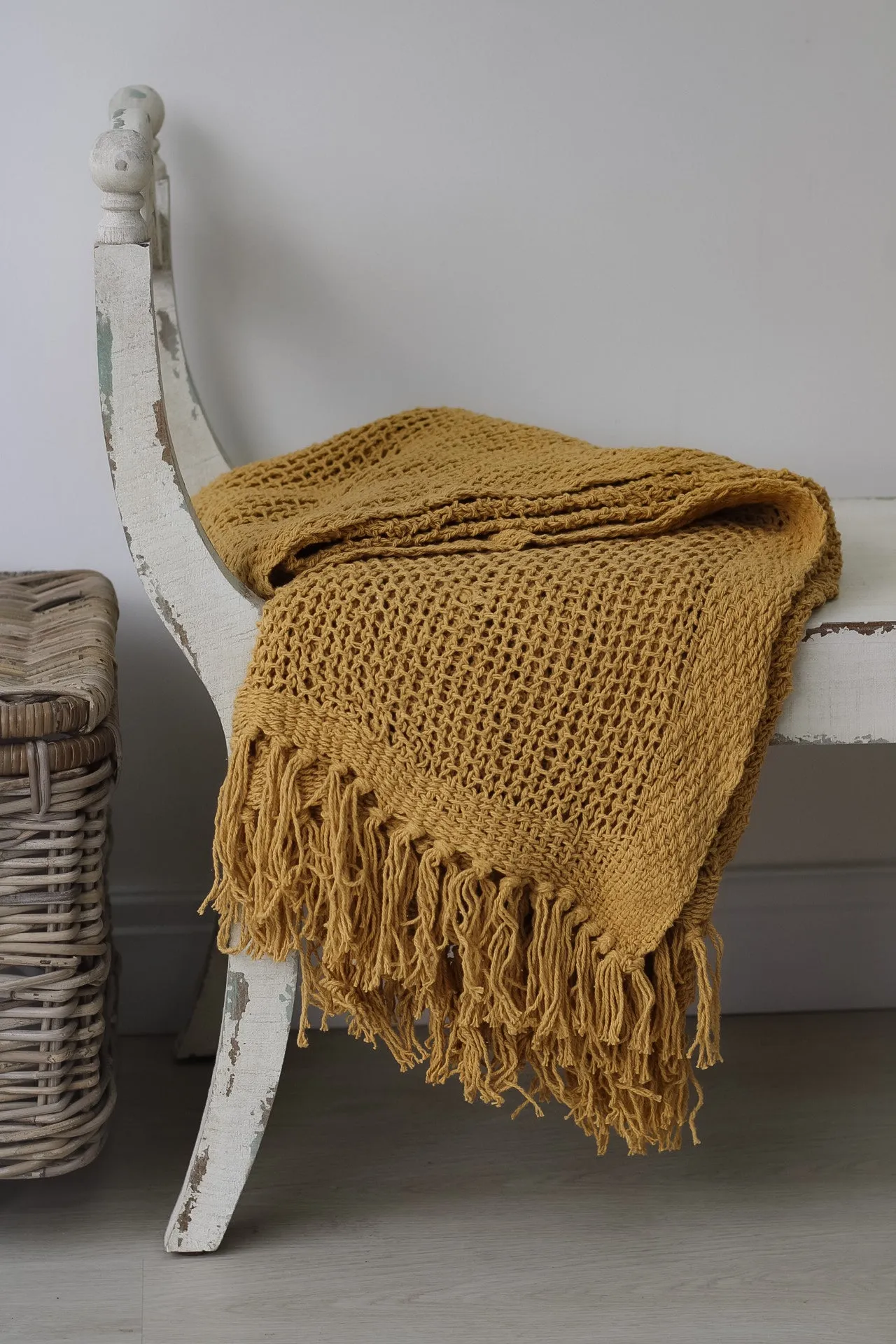 Earthy Tasselled Throw