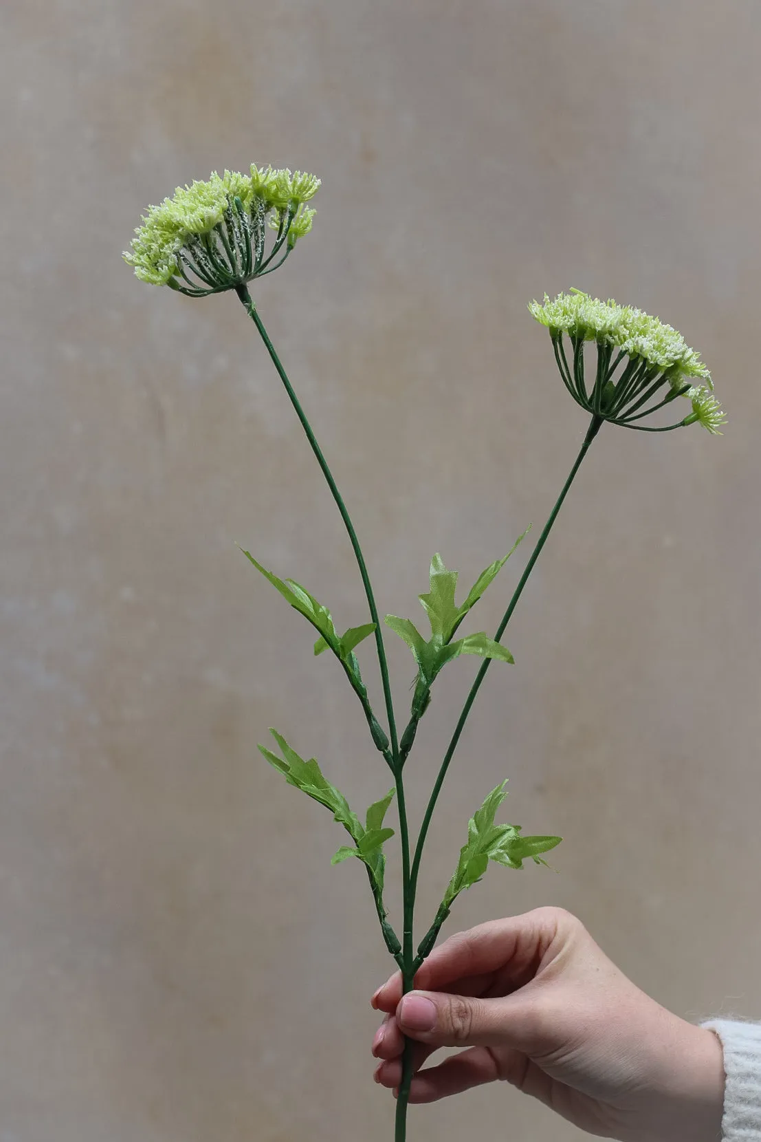 Faux Queen Anne's Lace Spray