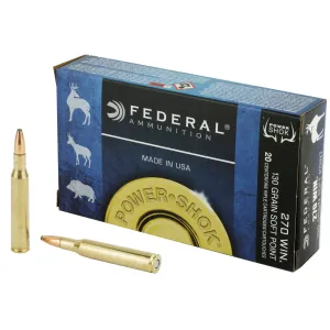 Fed Pwrshk 270win 130gr Sp 20-200