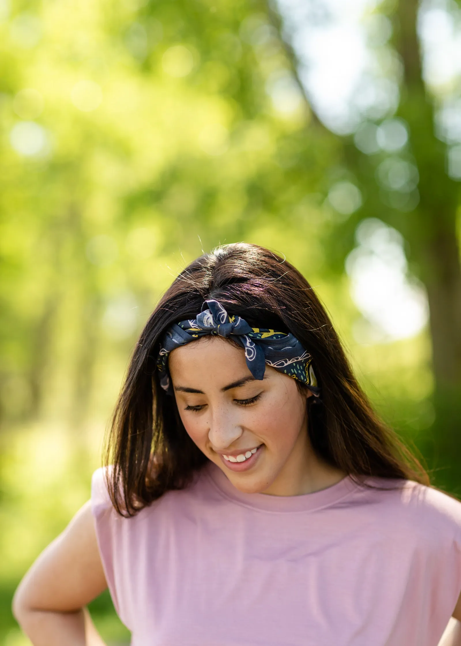 Feminine Soft Printed Bandana - FINAL SALE