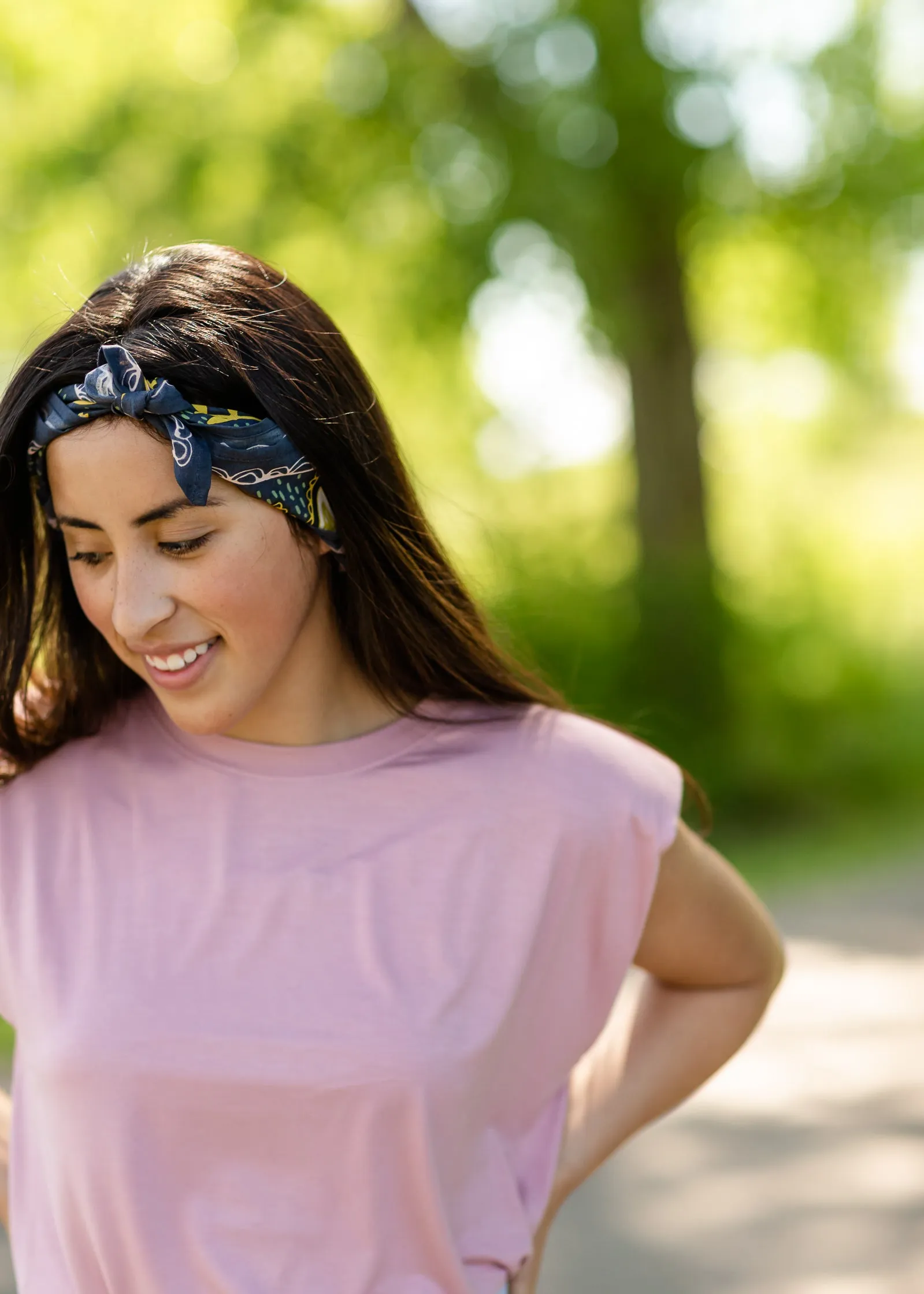 Feminine Soft Printed Bandana - FINAL SALE