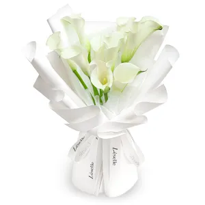 Fresh Flower Bouquet - White Calla Lily
