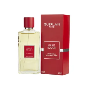 Habit Rouge by Guerlain for Men Eau De Toilette Spray