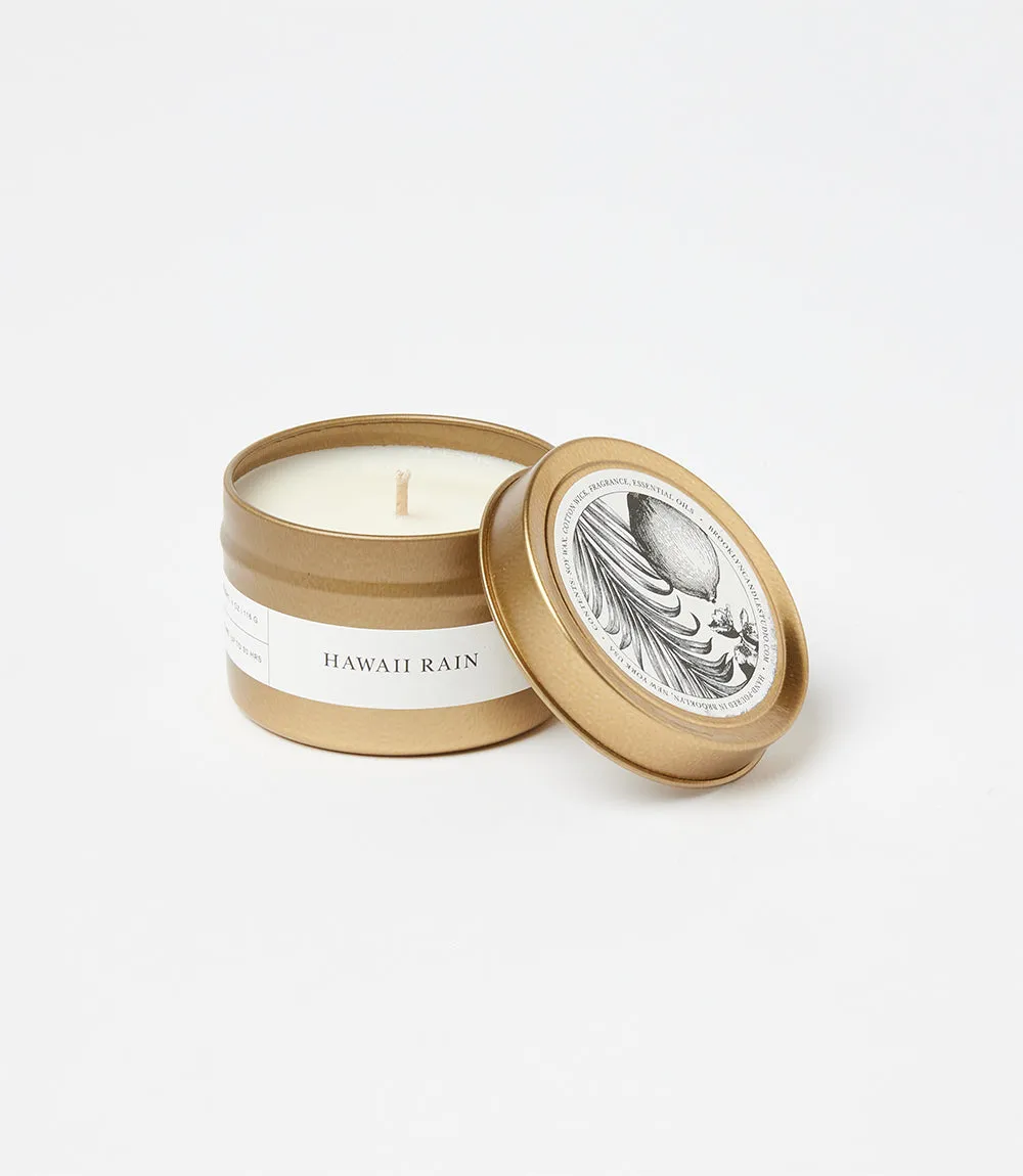 Hawaii Rain Travel Candle