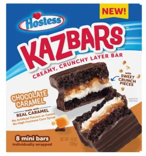 Hostess Kazbars Chocolate Caramel 10oz