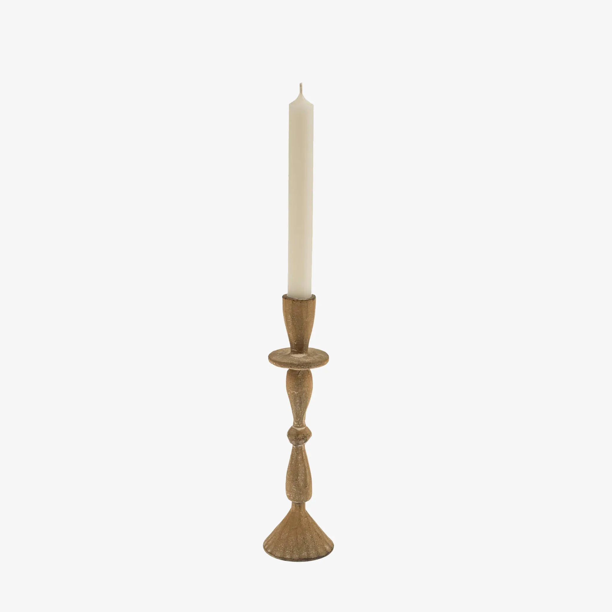 Imani Candle Holder in Dune Finish
