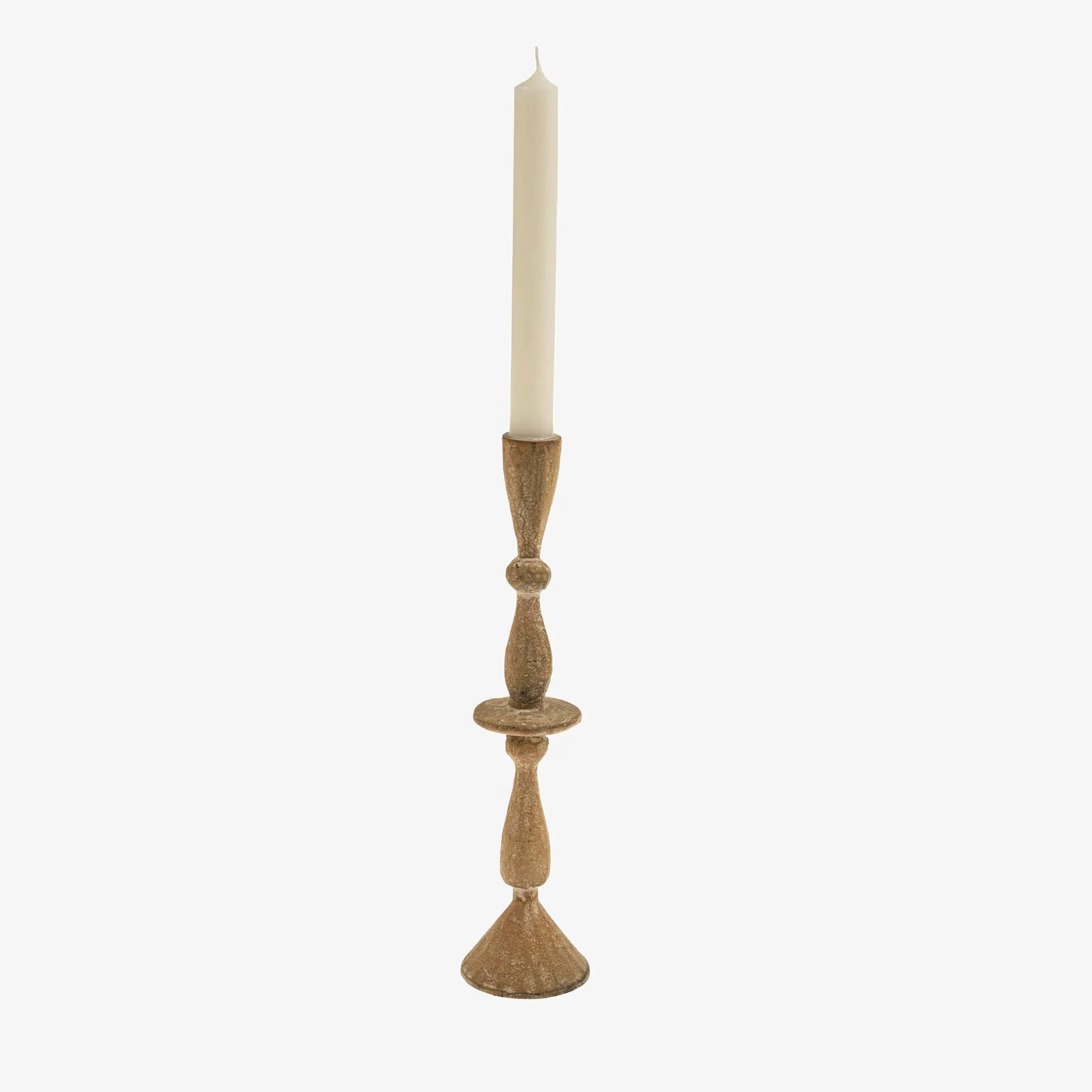 Imani Candle Holder in Dune Finish