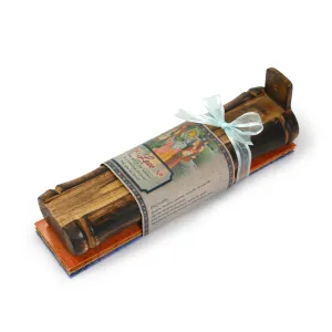 Incense Gift Set - Bamboo Burner   3 Meditation Sticks Packs & Holiday Greeting - Love