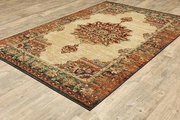 Juliette 8120W Gold/Orange Rug