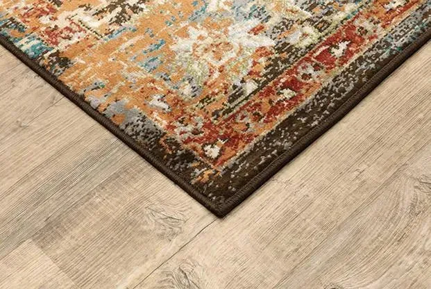 Juliette 8120W Gold/Orange Rug
