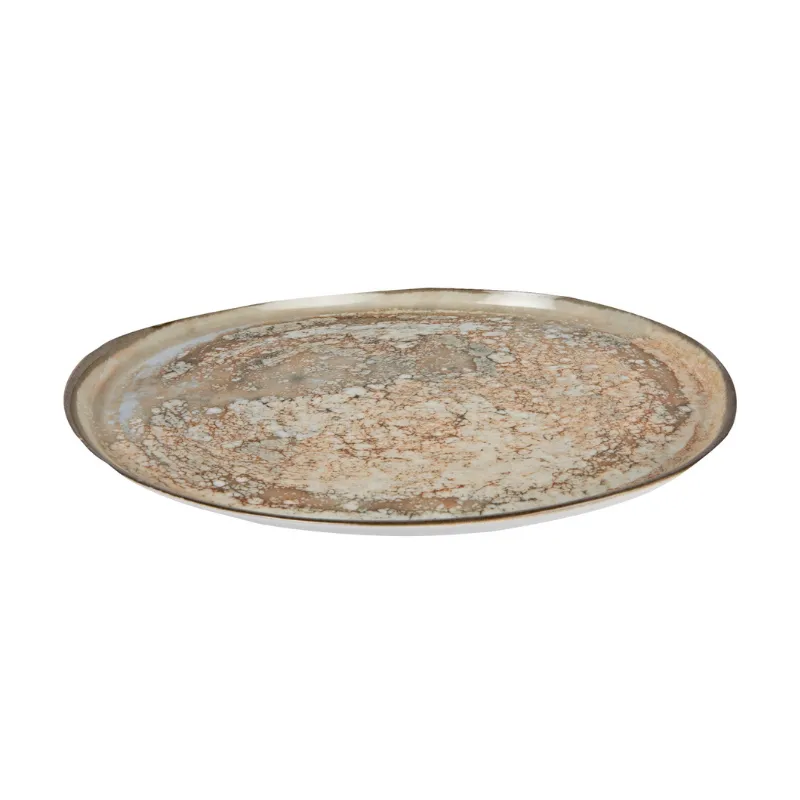 Light Moon Pebble Coupe Plate 20cm (Click & Collect)