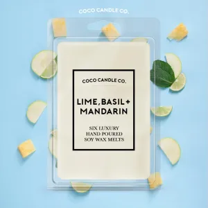 Lime, Basil & Mandarin Wax Melts