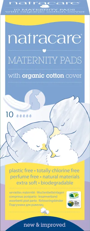 Natracare Maternity Pads 10 Count
