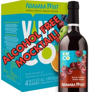 Niagara Mist Sweet Black Cherry Alcohol Free Mocktail