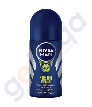 NIVEA 50ML MEN FRESH POWER WITH MUSK SCENT (82914)