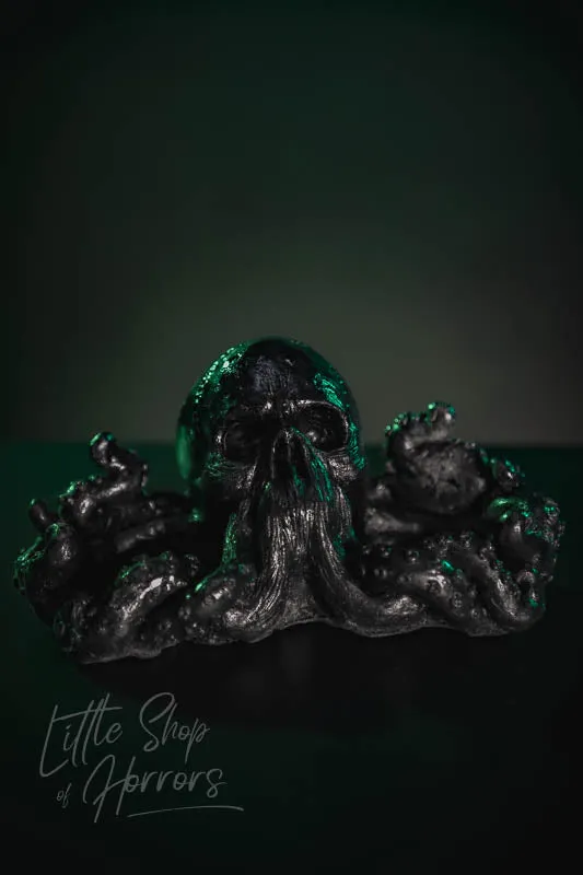 Octopus Salt & Pepper Shaker Holder Black