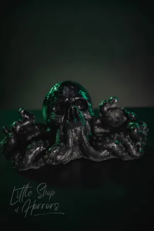 Octopus Salt & Pepper Shaker Holder Black