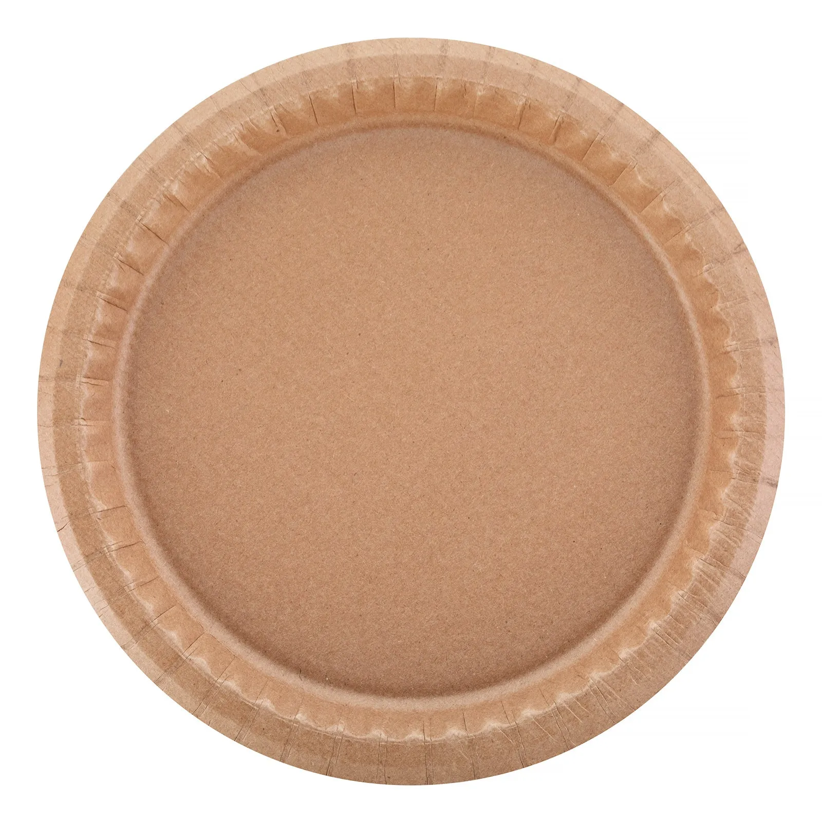 Party Plate - Kraft - 9''