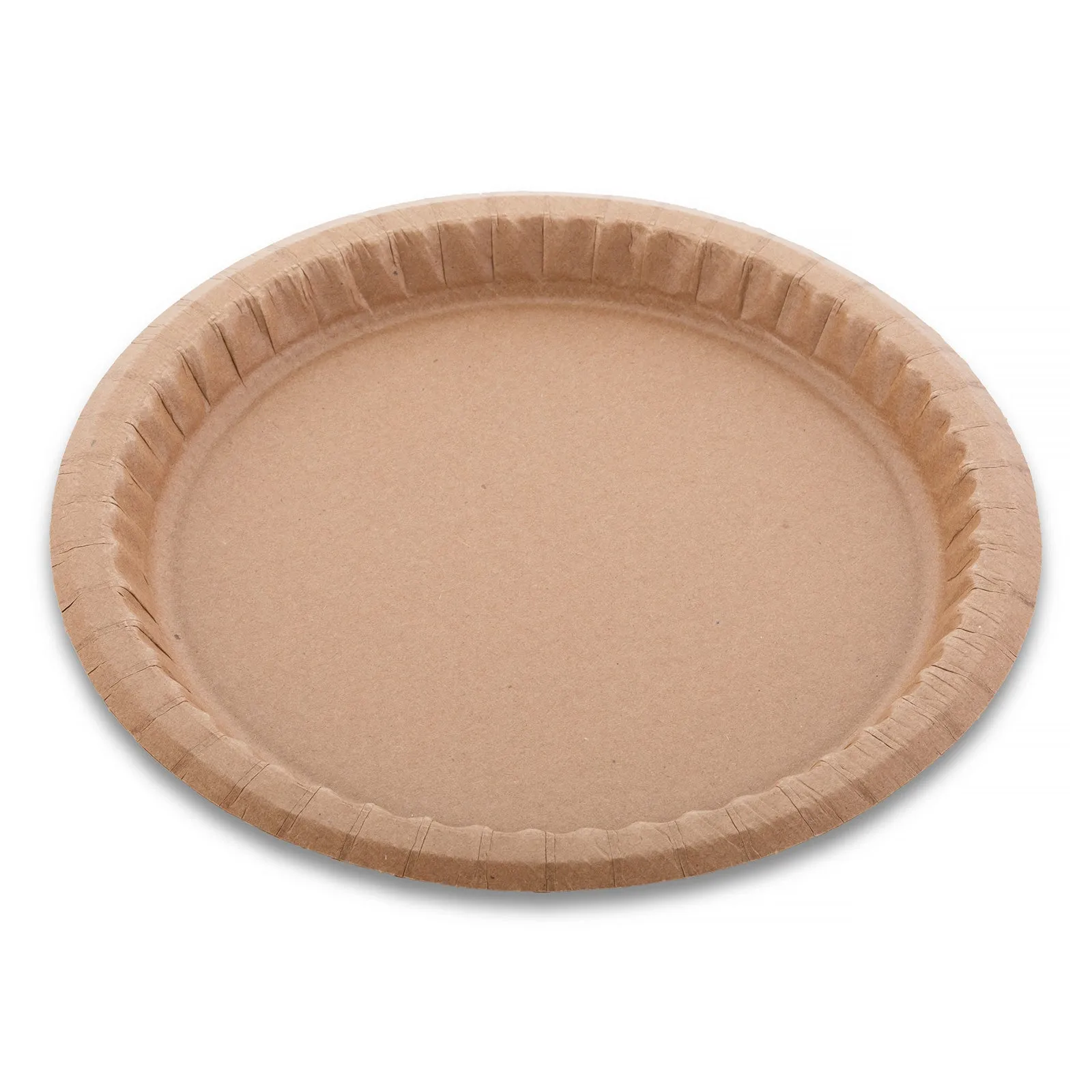 Party Plate - Kraft - 9''