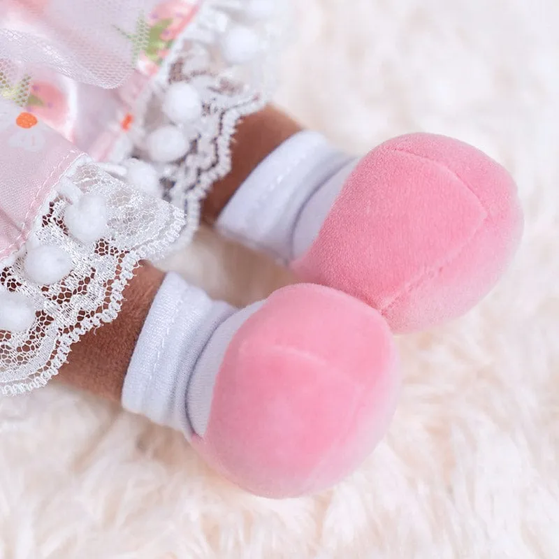Personalized Deep Skin Tone Strawberry Doll