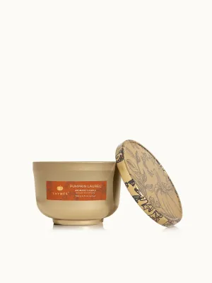 Pumpkin Laurel Poured Tin Candle, 6.5oz
