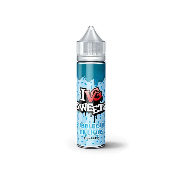 SALE!!! I VG Sweets Range E-liquid - 50ml Short Fill 0mg