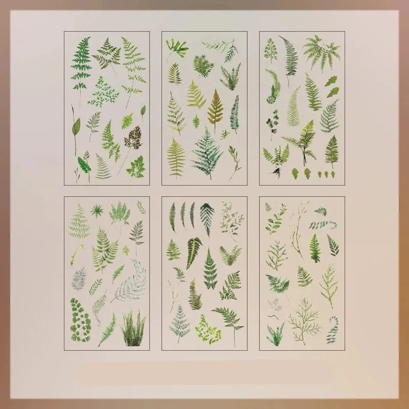 Small Fresh Nature - Enchanting Vintage Floral Stickers for Captivating DIY Projects