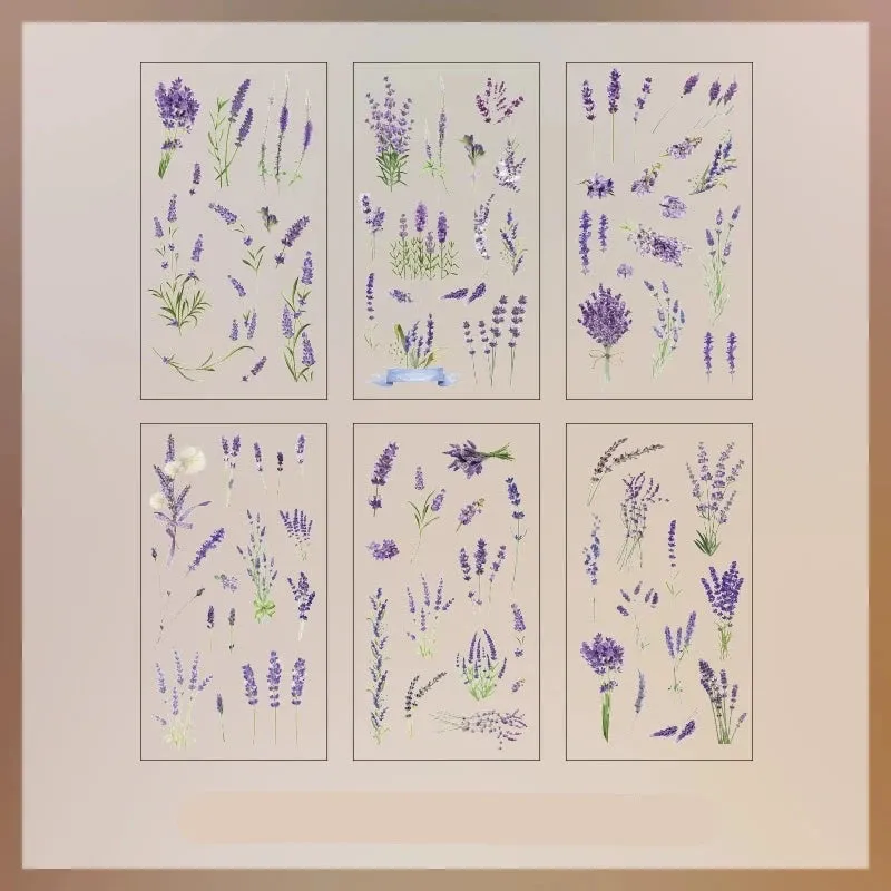 Small Fresh Nature - Enchanting Vintage Floral Stickers for Captivating DIY Projects