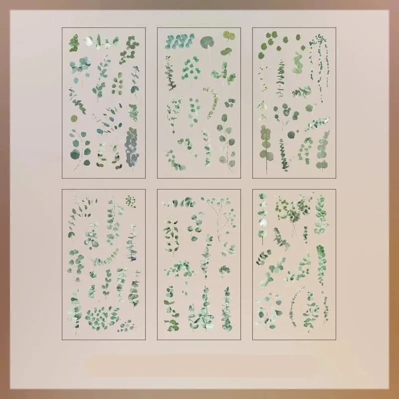 Small Fresh Nature - Enchanting Vintage Floral Stickers for Captivating DIY Projects
