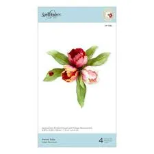 Spellbinders-Die Set-Susan Tierney-Cockburn-Parrot Tulip