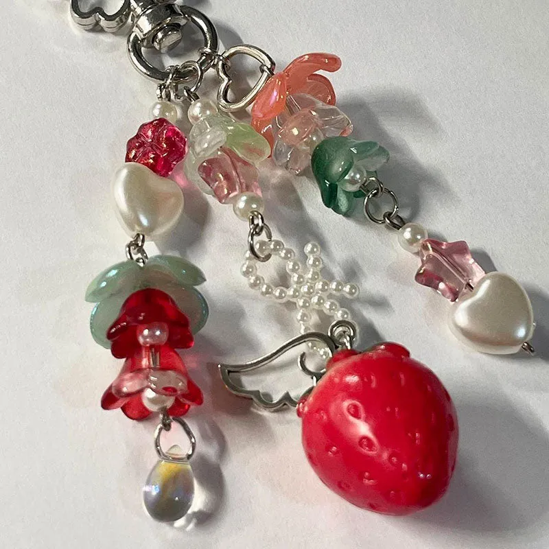 Strawberry Angel Keychain
