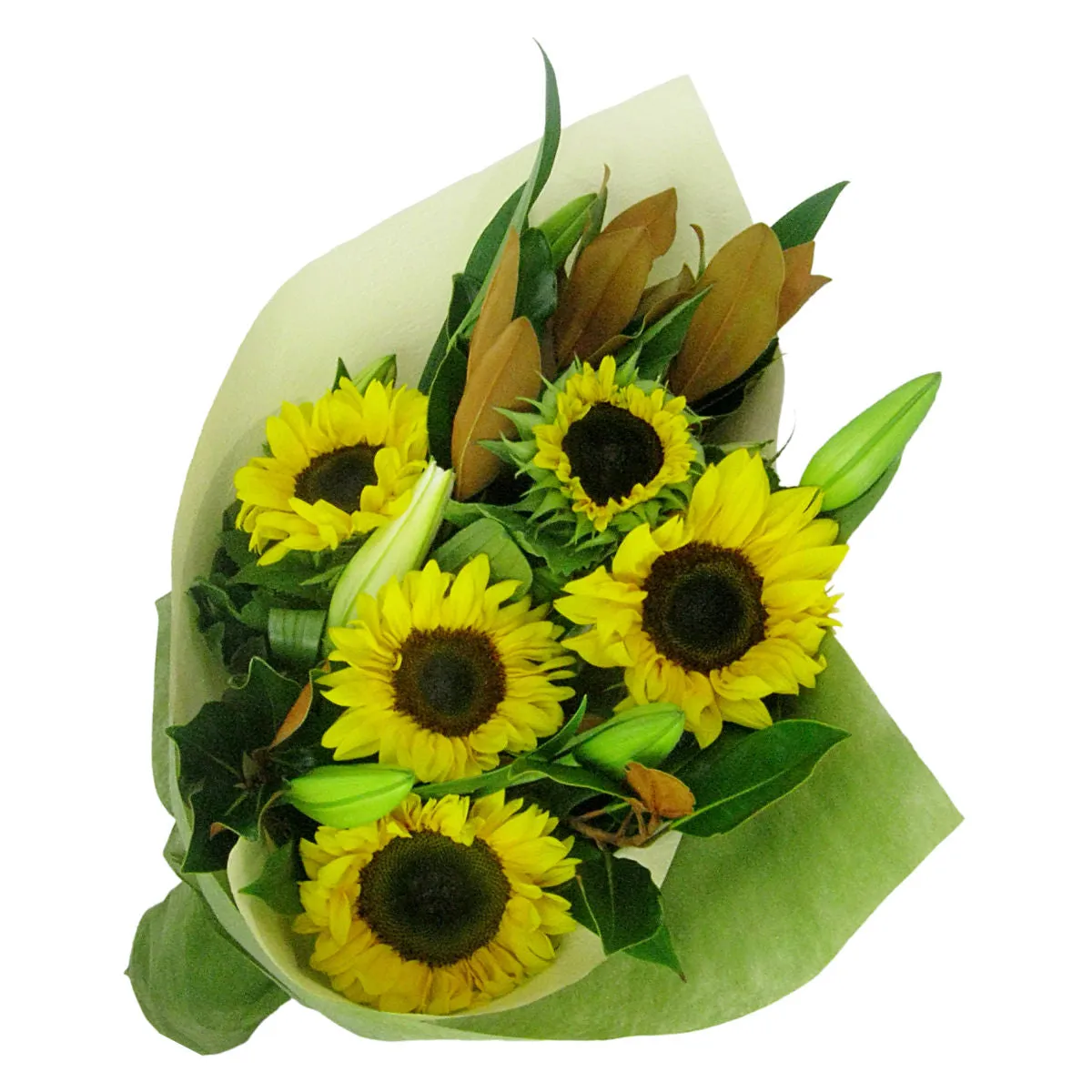 Sunflower & Lilies Bouquet