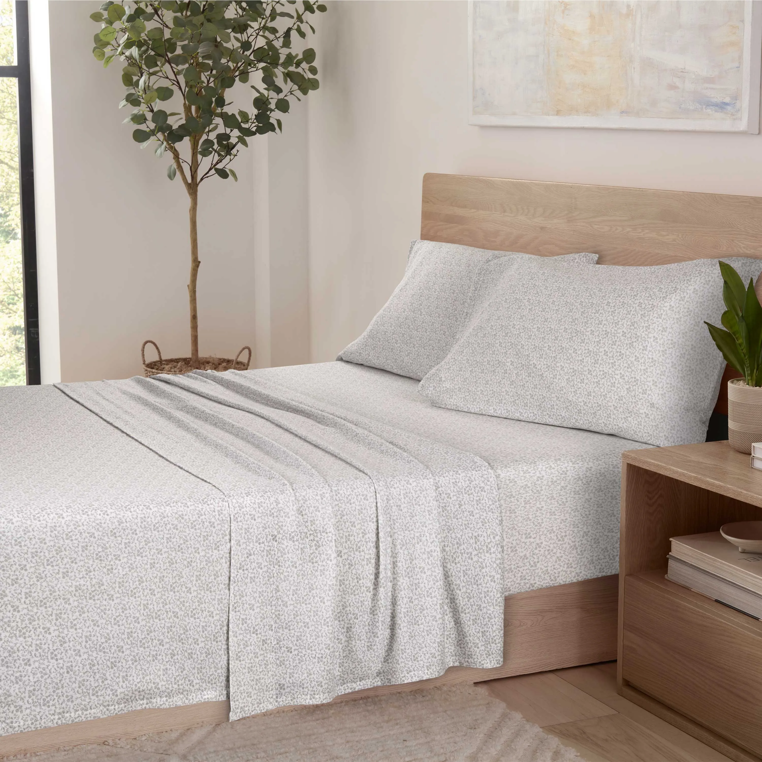 Vellux Lilo Soft Grey Sheet Set