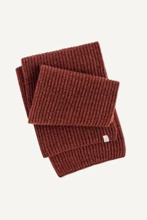 Vouga Orange Recycled Wool Scarf